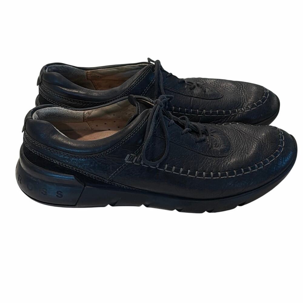 ECCO men’s size 45 US 11-11.5 black lace up cross x shoes